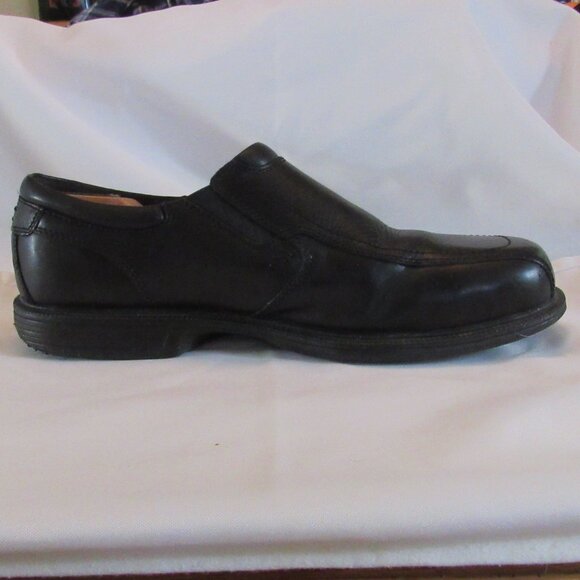 Florsheim Work Black Steel Toe Slip-On Loafer Work Safety Shoes Size 11.5 EUC - Picture 5 of 11